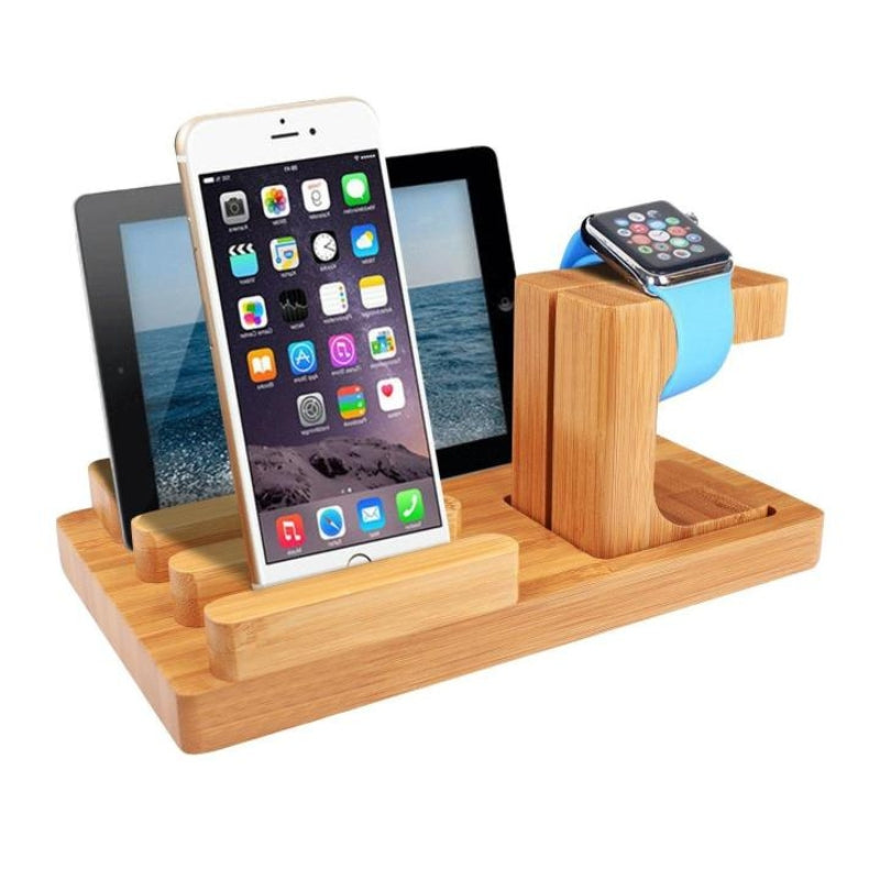 Wooden charging dock