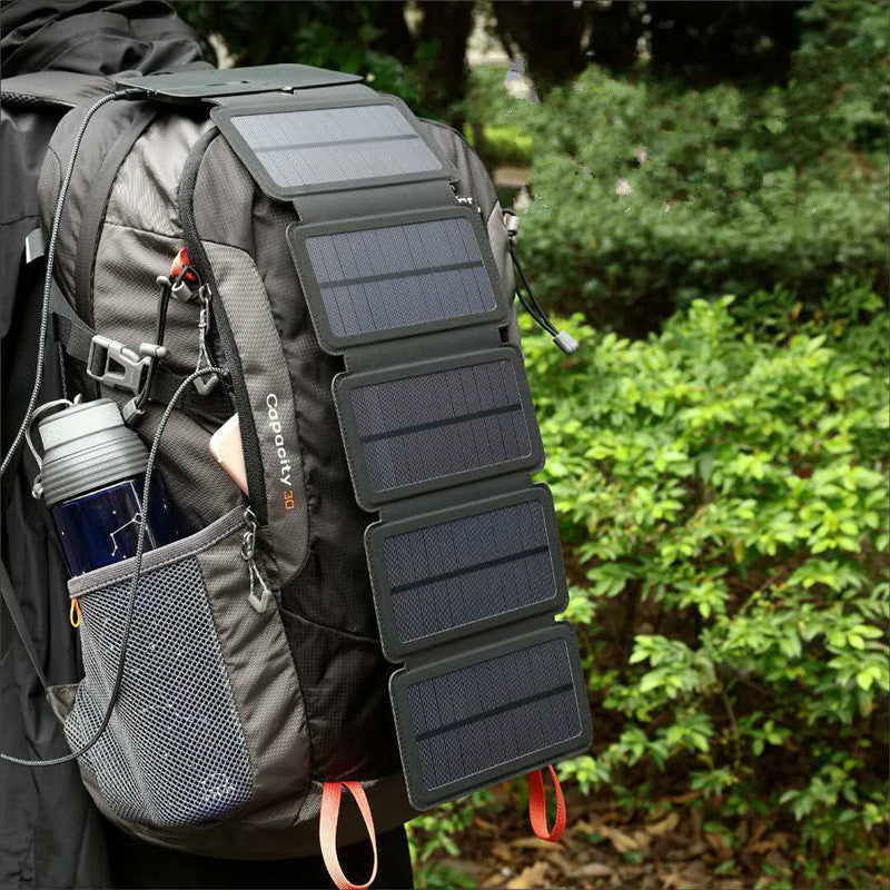 Folding solar charger