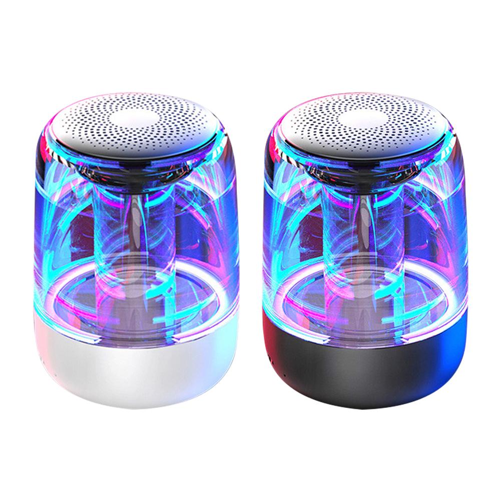 Portable Bluetooth Speakers with Variable Color LED Light