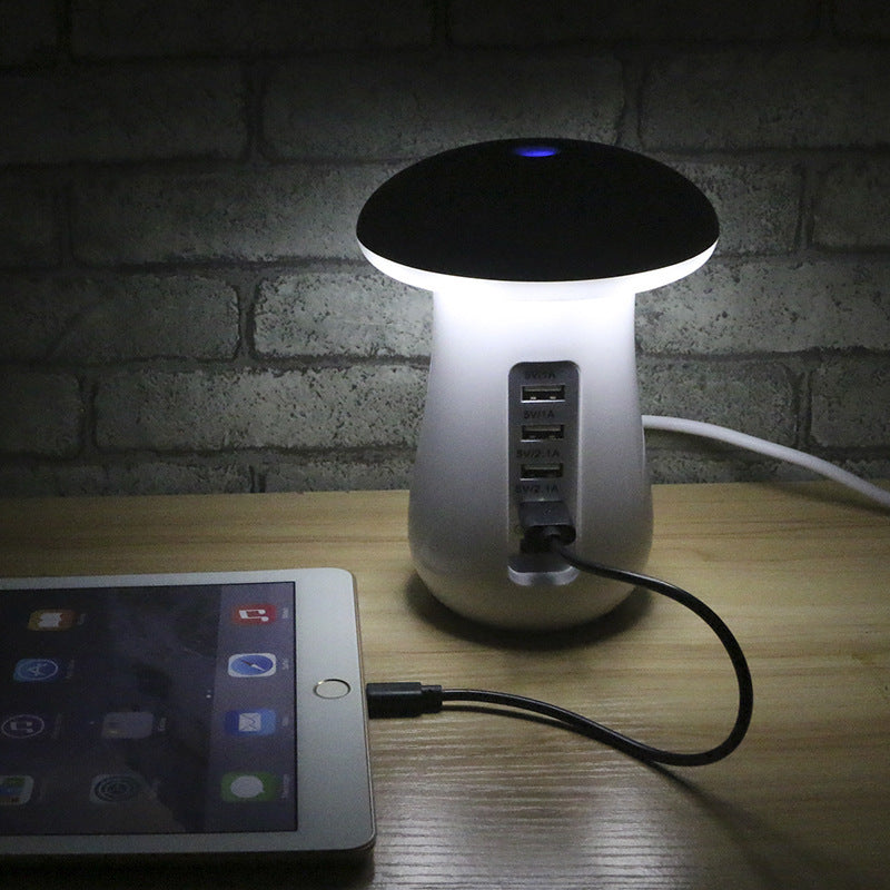 2 In 1 Multifunction Mushroom Lamp USB Charger