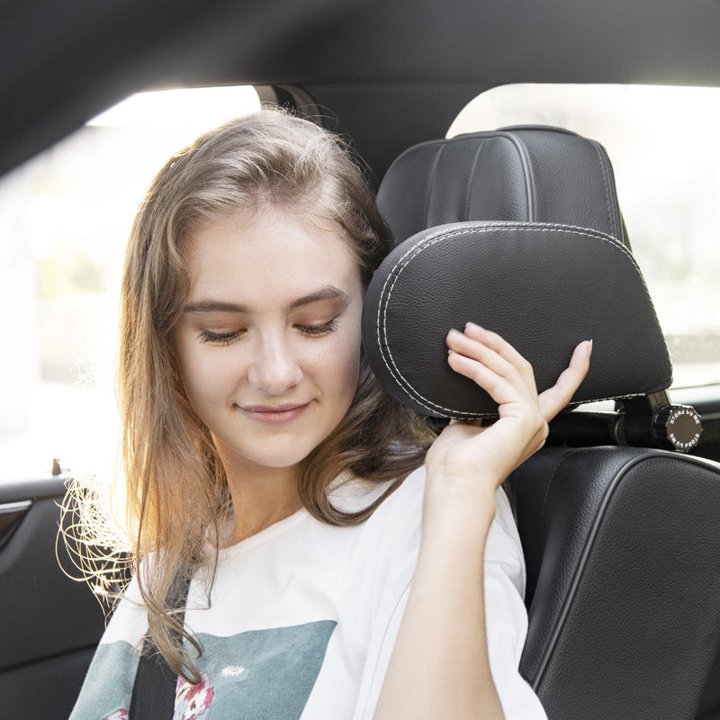 Car headrest pillow