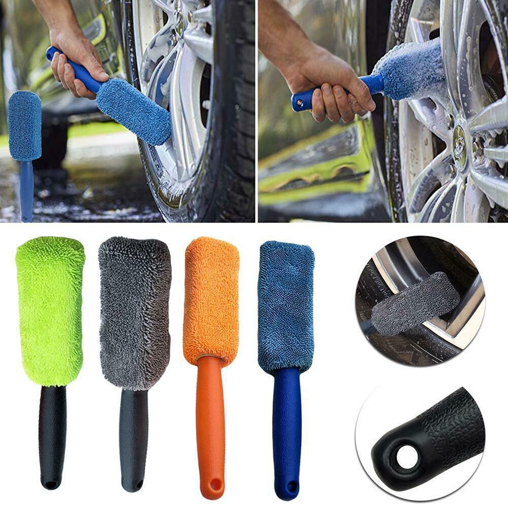 Auto Rim Scrubber Wheel Brush Cleaner